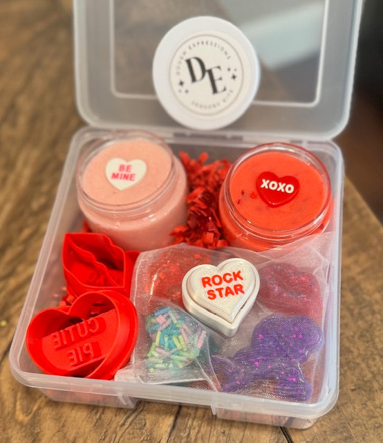 Valentine's Day Mini Playdough Kit