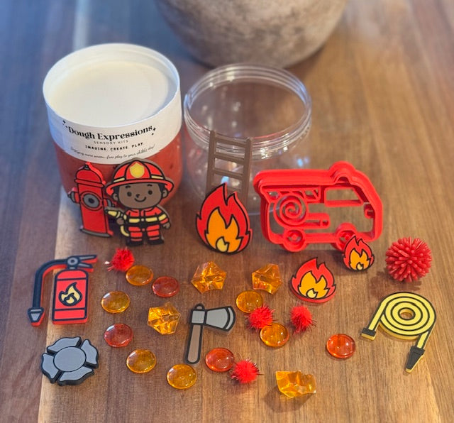 Fireman On-The-Go Playdough Pod