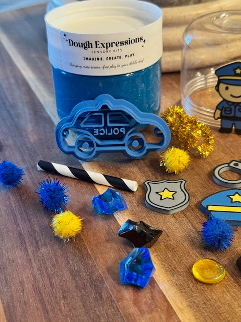 Police On-The-Go Playdough Pod