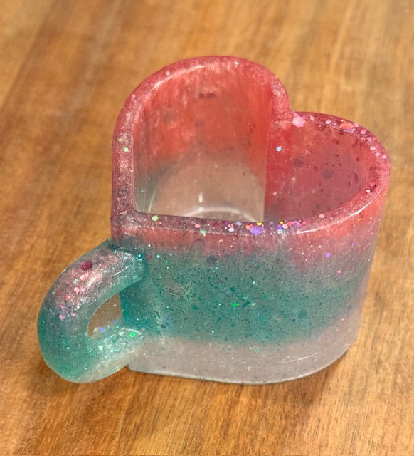 Heart Resin Cup