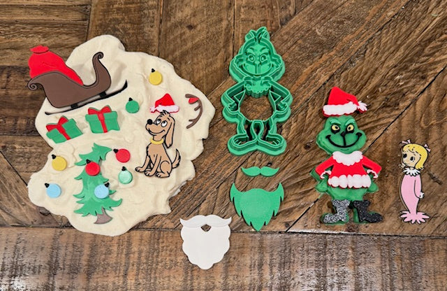 Grinch Play-dough Kit